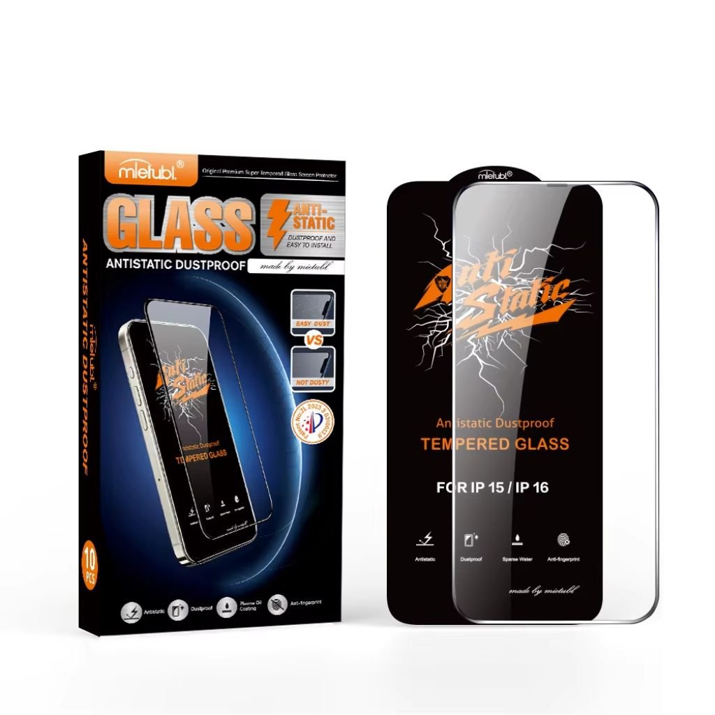 Mietubl Anti-Static Dustproof Tempered Glass Screen Protector